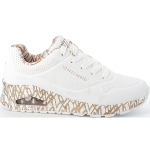 SKECHERS UNO LOVING LOVE<br>Blanc