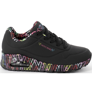 SKECHERS UNO LOVING LOVE<br>Noir