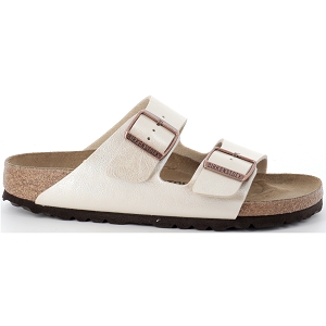 BIRKENSTOCK ARIZONA BIRKO-FLOR<br>Blanc