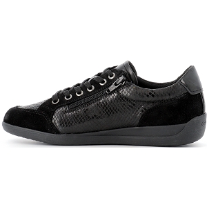 baskets et sneakers femme Geox d2668c myria noir