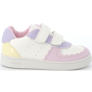 BOOM SNEAKERS GEOCLYP 555:Blanc Rose