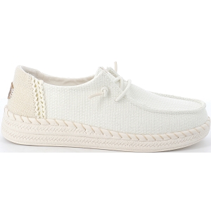 HEY DUDE WENDY ESPADRILLE WOVEN<br>Blanc