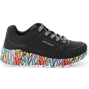 SKECHERS UNO LITE SUBTLE LOVE<br>Noir