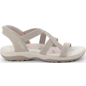 SKECHERS SLIP INS REGGAE SLIM<br>Taupe