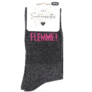 SACHOUSSETTES FLEMME<br>Noir