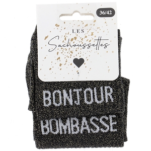 SACHOUSSETTES BONJOUR  BOMBASSE<br>Noir