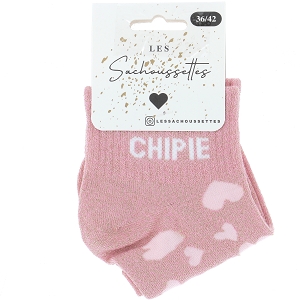 SACHOUSSETTES CHIPIE COURTE<br>Rose