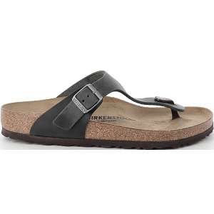 BIRKENSTOCK GIZED OILED LEATHER<br>Vert